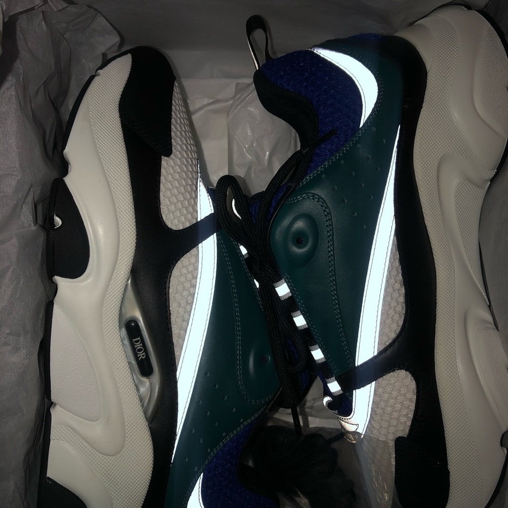 B22 Dior Sneakers Calf Mesh BLUE/BLUE - Picture 13 of 13